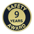 Safety Award Pin - 9 Year